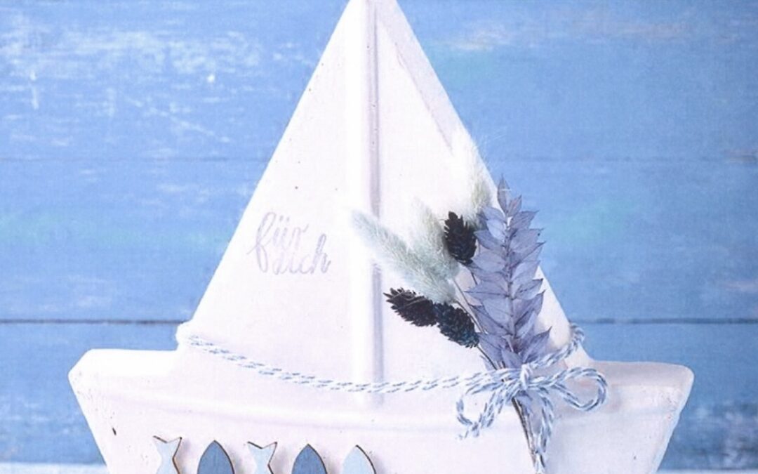 Schiff aus Raysin für Konfirmation / Kommunion