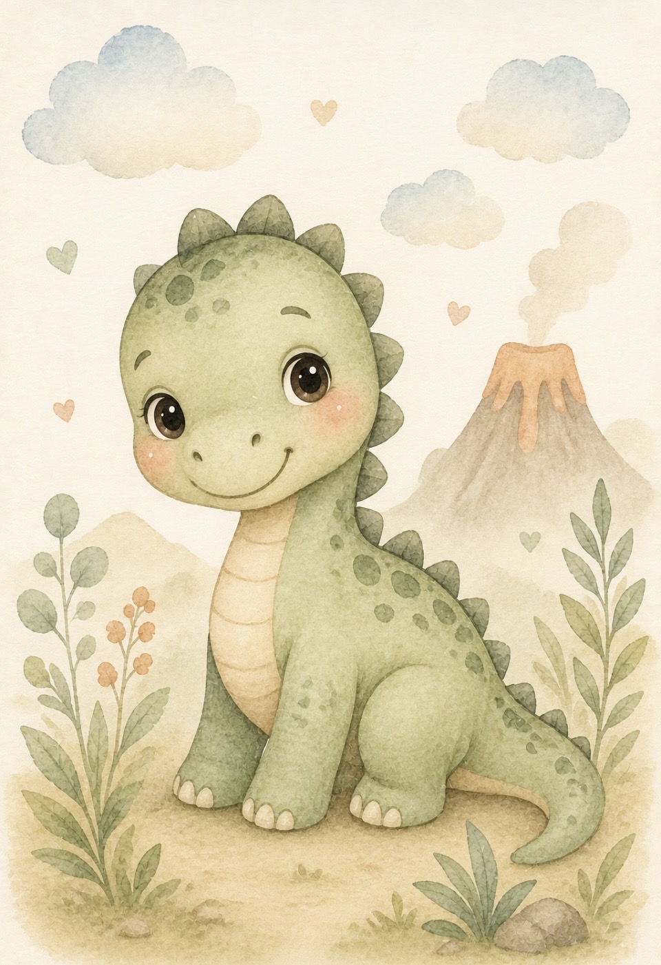 Aquarell-Kinderbild