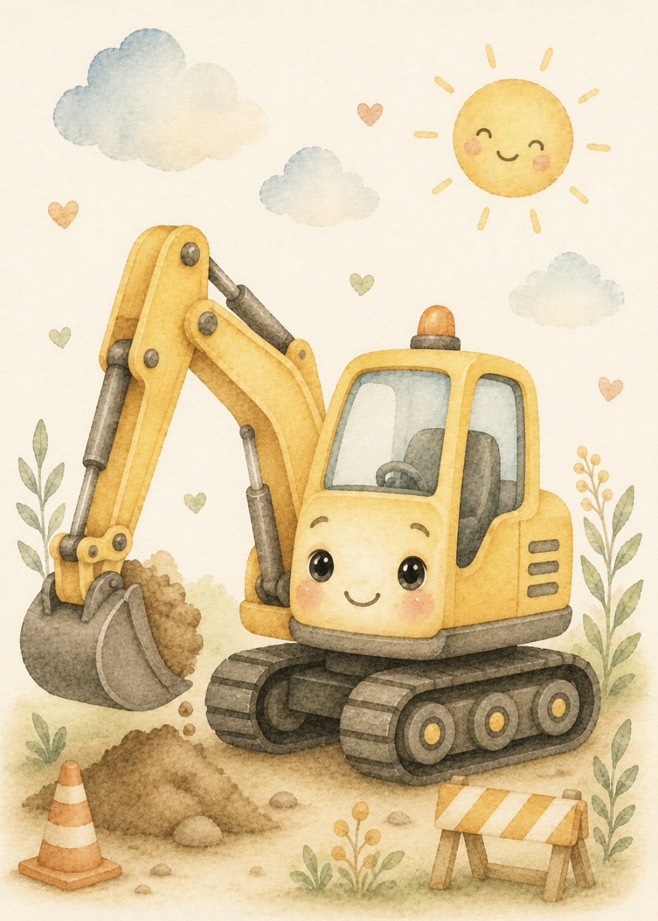 Aquarell-Kinderbild